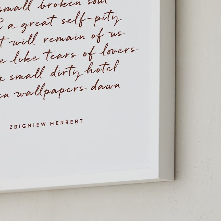 Custom Print Custom Quotes - Minted